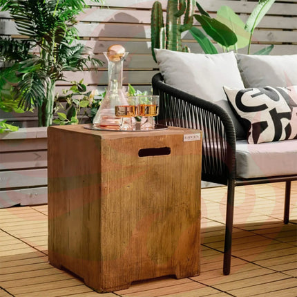 Premium 16" Outdoor Hideaway Table Cover For Standard 20 LBS Propane Tank (SAK73142) SAKSBY WHOLESALE