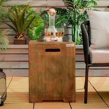 Premium 16" Outdoor Hideaway Table Cover For Standard 20 LBS Propane Tank (SAK73142) SAKSBY WHOLESALE