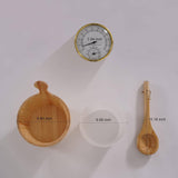 Thermora Premium All-Weather Outdoor Pinewood Barrel Sauna Kit With 4.5KW Heater And Tempered Glass Window (SAK91462)