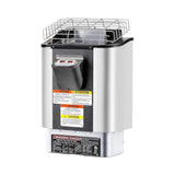 Thermora Premium All-Weather Outdoor Pinewood Barrel Sauna Kit With 4.5KW Heater And Tempered Glass Window (SAK91462)