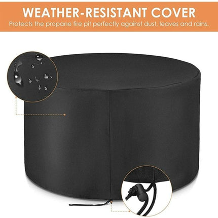 Alora Premium 42" Outdoor Propane Patio Gas Fire Pit Coffee Table W/ Cover, 50K BTU (SAK95331)