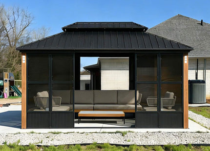 Alora Prestige Premium Hardtop Double Top Outdoor Patio Solarium Sunroom (SAK43078) SAKSBY WHOLESALE