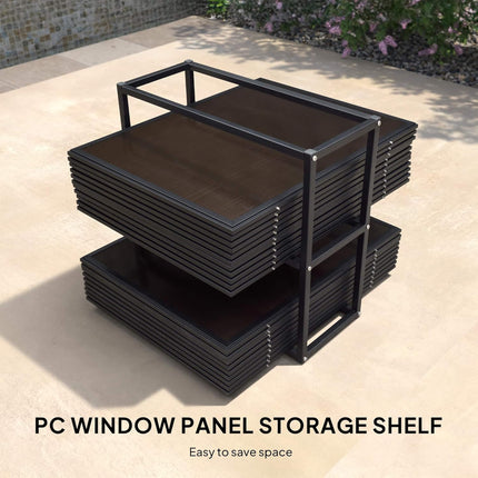 Alora Prestige Premium Hardtop Double Top Outdoor Patio Solarium Sunroom (SAK43078) SAKSBY WHOLESALE
