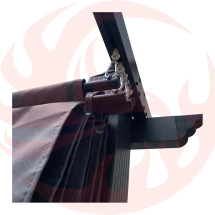 [10X13FT] Premium Outdoor Patio Retractable Pergola With Canopy (SAK01864) - Phoenix Fire Art Store