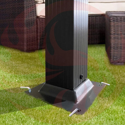 [10X13FT] Premium Outdoor Patio Retractable Pergola With Canopy (SAK01864) - Phoenix Fire Art Store