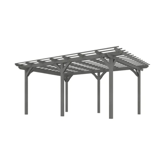 [09X12FT] Premium Outdoor Wooden Grape Trellis Pergola (SAK18579) SAKSBY WHOLESALE