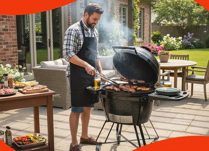 Primo Oval XL 400 All-In-One Kamado Charcoal Grill [PGCXLC] (SAK19358) SAKSBY WHOLESALE