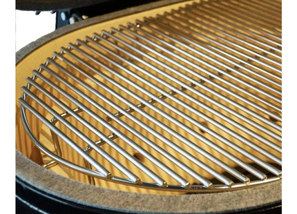 Primo Oval XL 400 Ceramic Kamado BBQ Grill W/ Stainless Steel Grates [PGCXLH] (SAK23100) SAKSBY WHOLESALE