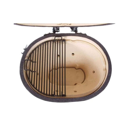 Primo Oval XL 400 Ceramic Kamado BBQ Grill W/ Stainless Steel Grates [PGCXLH] (SAK23100) SAKSBY WHOLESALE