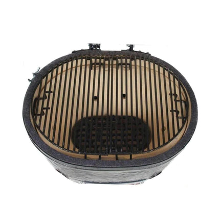 Primo Oval XL 400 Ceramic Kamado BBQ Grill W/ Stainless Steel Grates [PGCXLH] (SAK23100) SAKSBY WHOLESALE