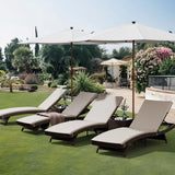 Pamapic Rattan Chaise Lounge Set