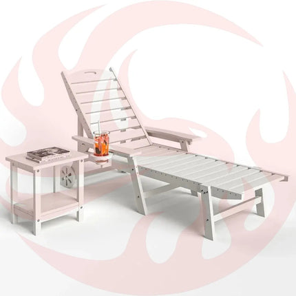Pamapic Chaise Lounge and Coffee Table Set - Phoenix Fire Art Store