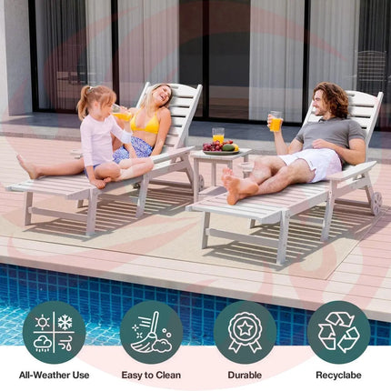 Pamapic Chaise Lounge and Coffee Table Set - Phoenix Fire Art Store