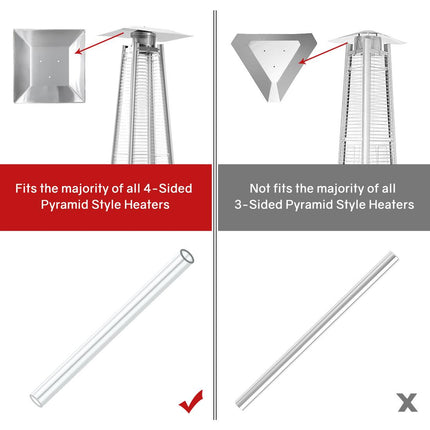 Pamapic Patio Heater Glass Tube Replacement