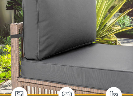 Pamapic Wicker Outdoor Sectional Sofa Pamapic