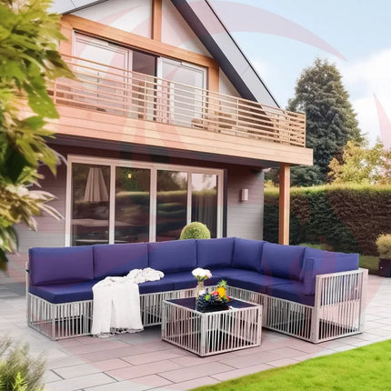 Pamapic Wicker Outdoor Sectional Sofa Pamapic