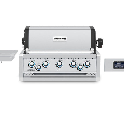 Broil King Imperial QS 590i 5-Burner Gas Grill Island With Rotisserie & Side Burner & iQue™ Technology Control