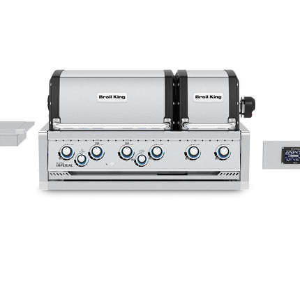 Broil King Imperial QS 690i 6-Burner Gas Grill Island With Rotisserie & Side Burner & iQue™ Technology Control
