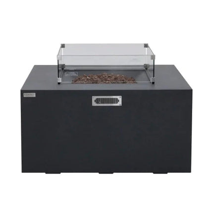 Elementi Rocky Fire Table With Propane Tank Drawer OFG310