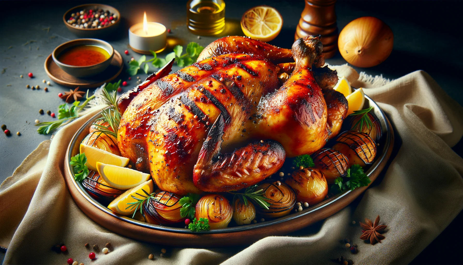 Barbecue Grill Rotisserie for your Arteflame Grill With Cordless Motor - Phoenix Fire Art Store