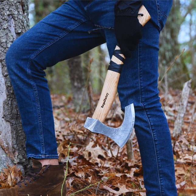 Viking Hatchet by KBS Knives Forged Factory