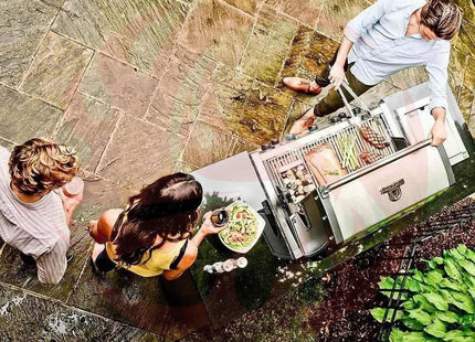 Broil King Imperial S 590i 5-Burner Gas Grill Island With Rotisserie & Side Burner - Phoenix Fire Art Store