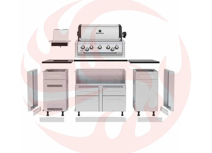 Broil King Imperial S 590i 5-Burner Gas Grill Island With Rotisserie & Side Burner - Phoenix Fire Art Store
