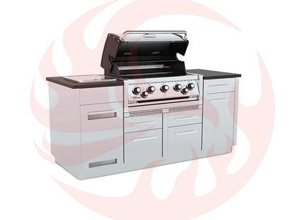 Broil King Imperial S 590i 5-Burner Gas Grill Island With Rotisserie & Side Burner - Phoenix Fire Art Store