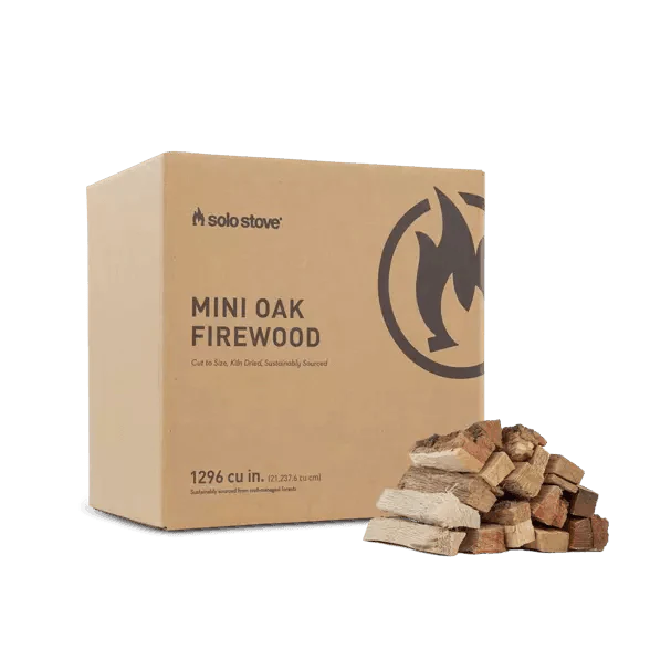 Solo Stove FUEL- Mini Oak Firewood for Mesa, Mesa XL, Pi Pizza Oven, and Fire Pit Cooking System