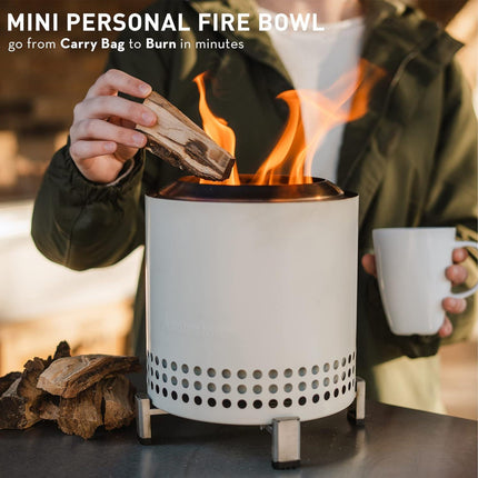 Solo Stove Mesa XL Tabletop Fire Pit with Stand | Smokeless Mini Fire Pit for Patios & Balconies