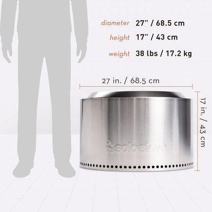 Solo Stove Ranger/Bonfire/Yukon 2.0, Smokeless Fire Pit