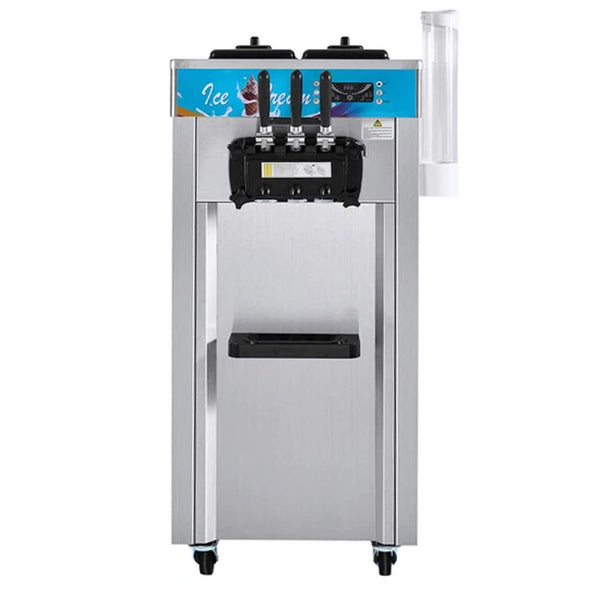 Stainless Steel Commercial 3-Flavor Soft Serve Ice Cream Machine Maker, 21-31 L/H (SAK65291)