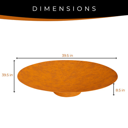 Corten Steel Fire Pit, Bowl, Water Bowl*, and Planter Bowl - FREE SHIPPING