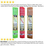 Craft Pork Snack Sticks - One Case (20 sticks)