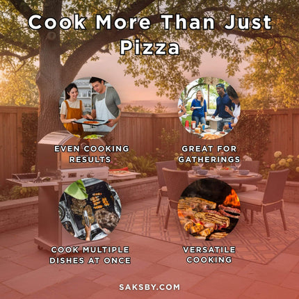 Summerset 60" Outdoor Freestanding Gas Pizza Oven [SS-OVFS-LP/NG] (SAK17543) SAKSBY WHOLESALE