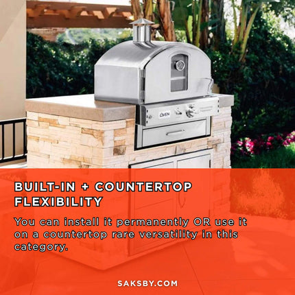 Summerset Outdoor Built-In / Countertop Gas Pizza Oven [SS-OVBI] (SAK73182) SAKSBY WHOLESALE
