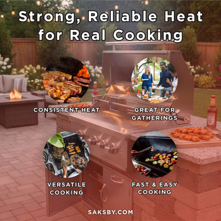 Summerset TRL Built-In Propane Gas Grill With Rotisserie (TRL32/38-LP) (SAK17213) SAKSBY WHOLESALE
