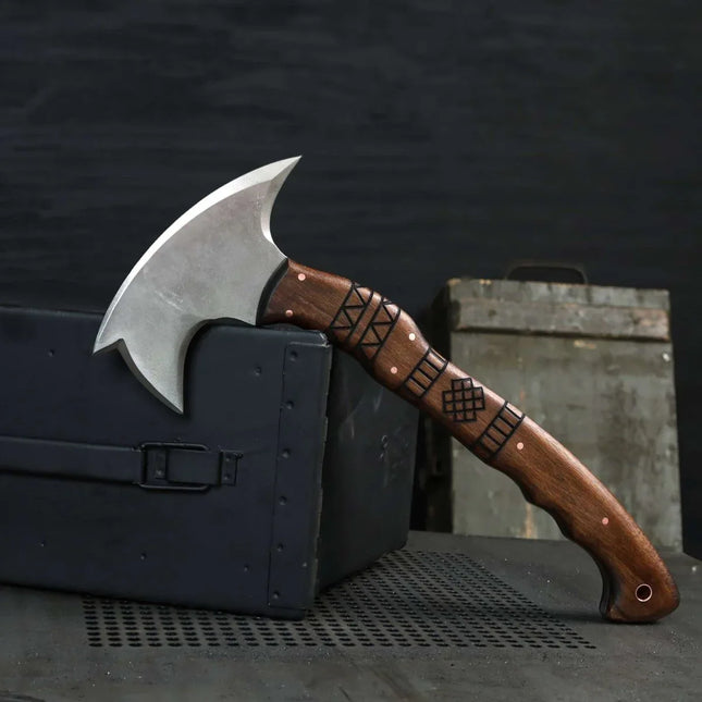 Сustom made tomahawk "Ogun" - Phoenix Fire Art Store