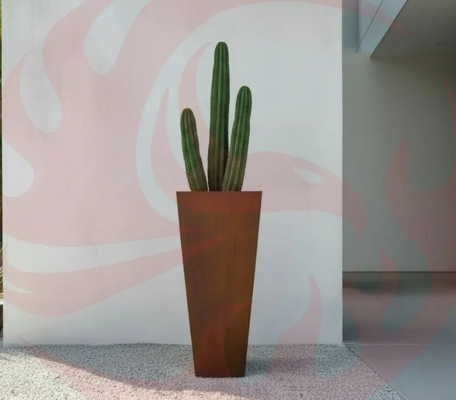 Corten Steel Tapered Planter - FREE SHIPPING! MK Design Elements
