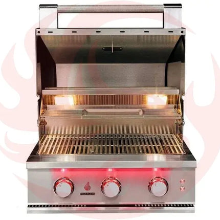TrueFlame 25-Inch 3-Burner Built-In Gas Grill Designing Backyards