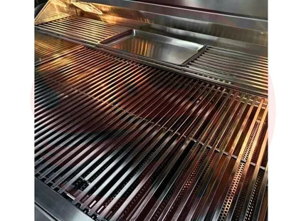 TrueFlame 40-Inch 5-Burner Freestanding Gas Grill with Rear Infrared Burner and Grill Lights Designing Backyards