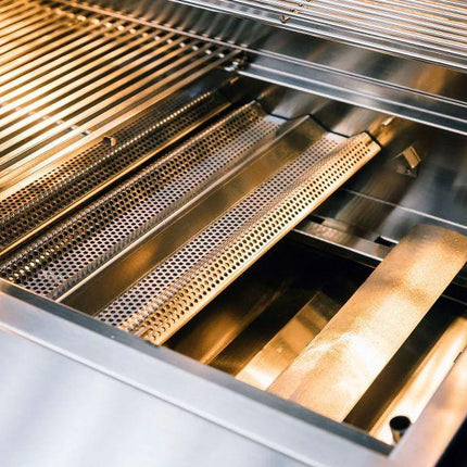 TrueFlame 40-Inch 5-Burner Freestanding Gas Grill with Rear Infrared Burner and Grill Lights