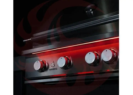 TrueFlame 32-Inch 4-Burner Built-In Grill with Rear Infrared Burner and Grill Lights - Phoenix Fire Art Store