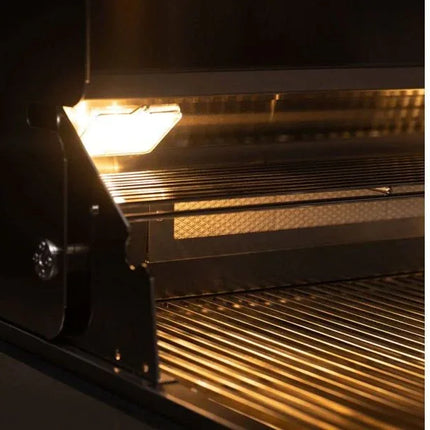 TrueFlame 40-Inch 5-Burner Freestanding Gas Grill with Rear Infrared Burner and Grill Lights