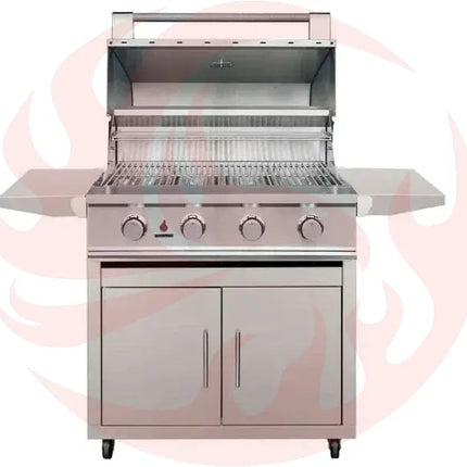 TrueFlame E-Series 32-Inch 4-Burner Freestanding Gas Grill Designing Backyards