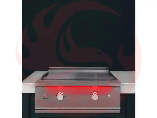 TrueFlame 30-Inch Built-In Gas Commercial Style Flat Top Griddle Designing Backyards