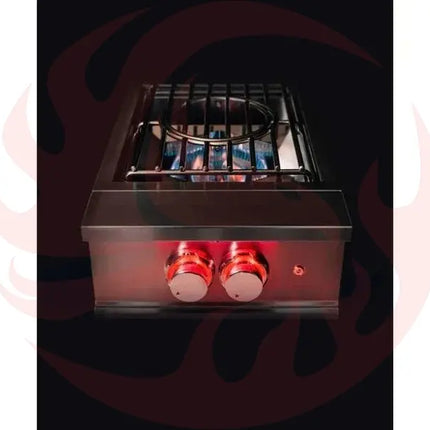 TrueFlame Built-In Gas Power Burner with Wok Grate & Removable Lid Designing Backyards