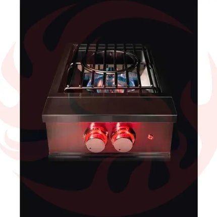TrueFlame Built-In Gas Power Burner with Wok Grate & Removable Lid Designing Backyards