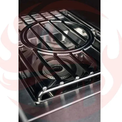 TrueFlame Built-In Gas Power Burner with Wok Grate & Removable Lid Designing Backyards