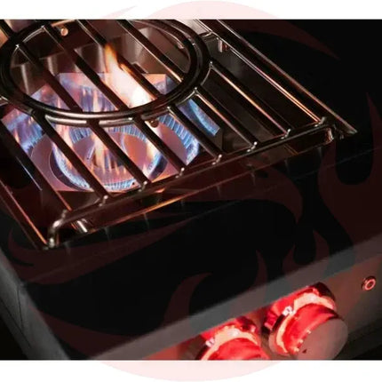 TrueFlame Built-In Gas Power Burner with Wok Grate & Removable Lid Designing Backyards